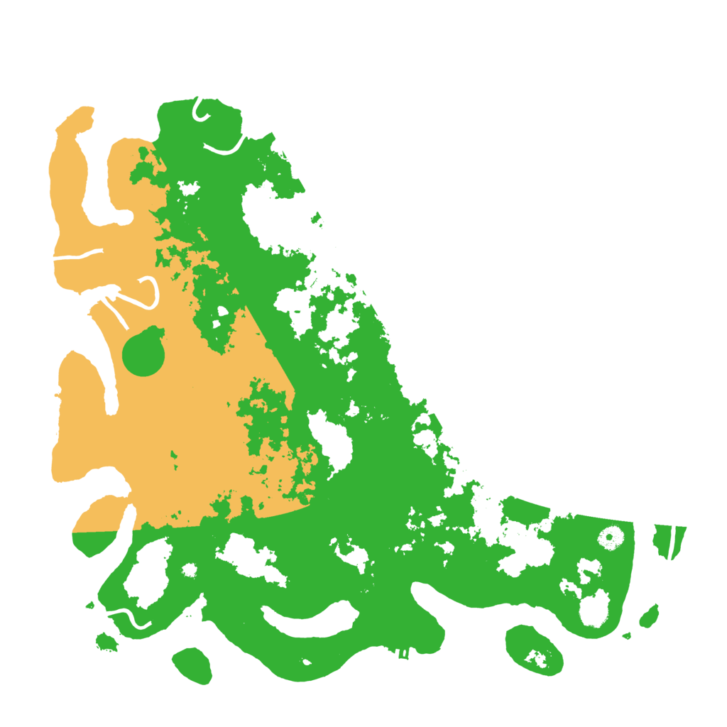 Biome Rust Map: Procedural Map, Size: 4500, Seed: 3003