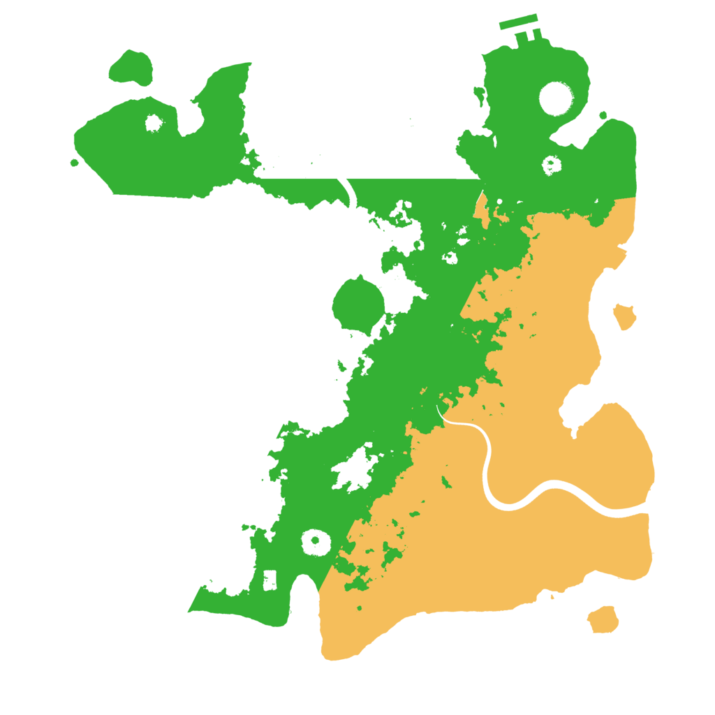 Biome Rust Map: Procedural Map, Size: 3750, Seed: 59281542
