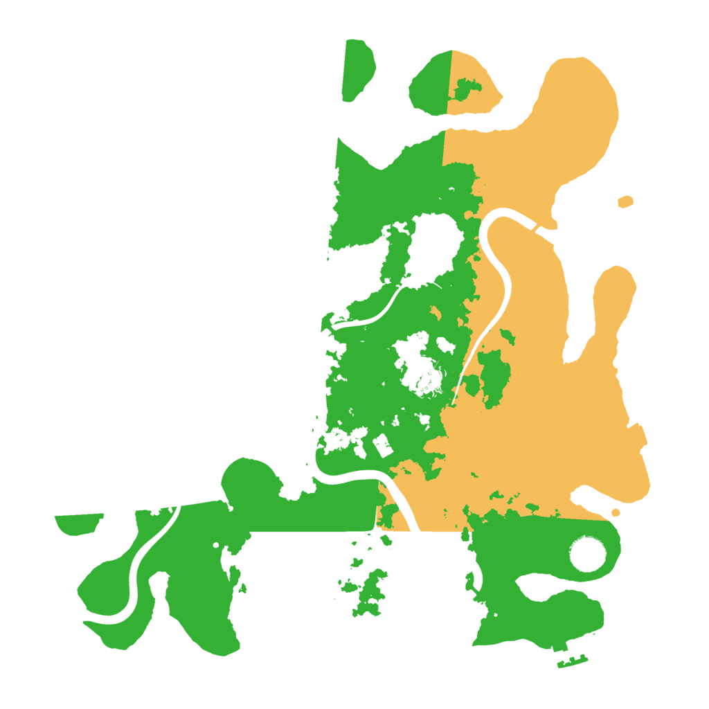 Biome Rust Map: Procedural Map, Size: 3500, Seed: 1853615004