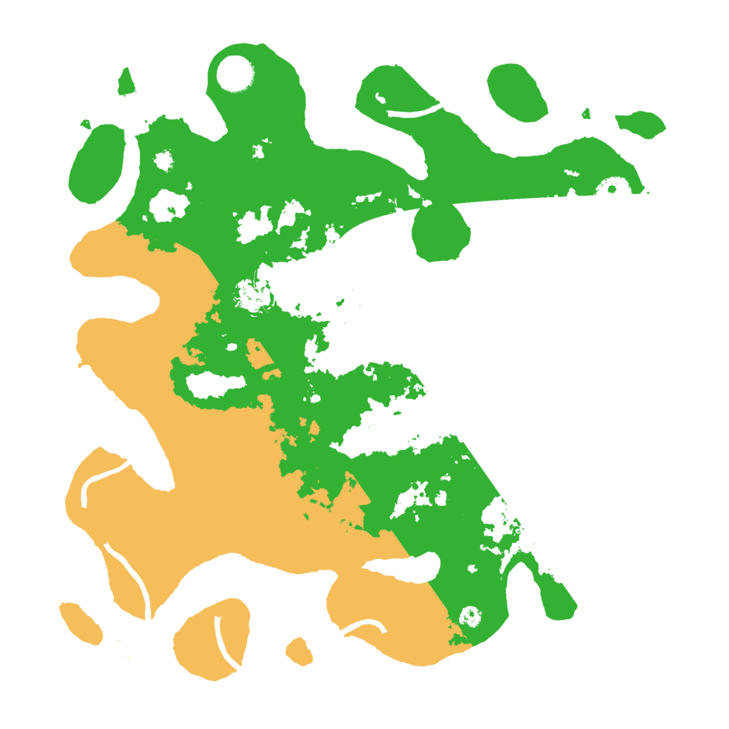 Biome Rust Map: Procedural Map, Size: 3500, Seed: 558368095