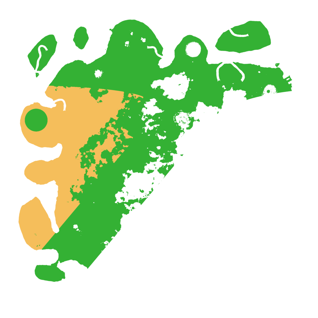 Biome Rust Map: Procedural Map, Size: 3700, Seed: 236752644