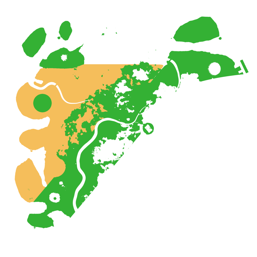 Biome Rust Map: Procedural Map, Size: 3700, Seed: 236752644