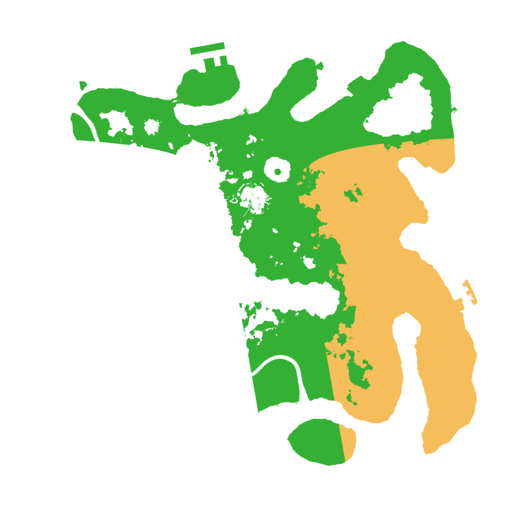 Biome Rust Map: Procedural Map, Size: 3000, Seed: 24685497