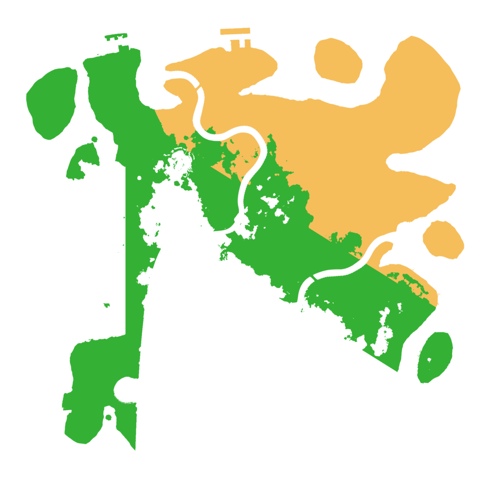 Biome Rust Map: Procedural Map, Size: 3400, Seed: 1339183701