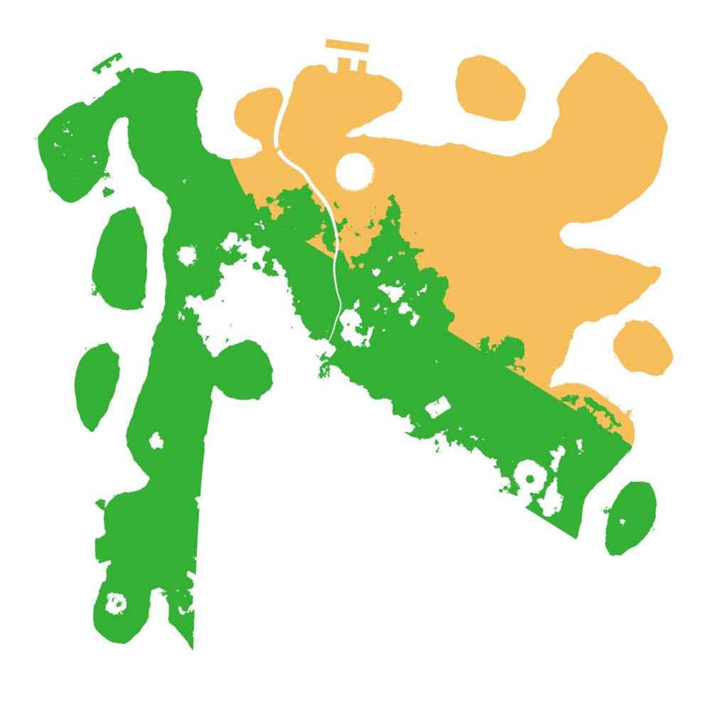 Biome Rust Map: Procedural Map, Size: 3400, Seed: 1339183701