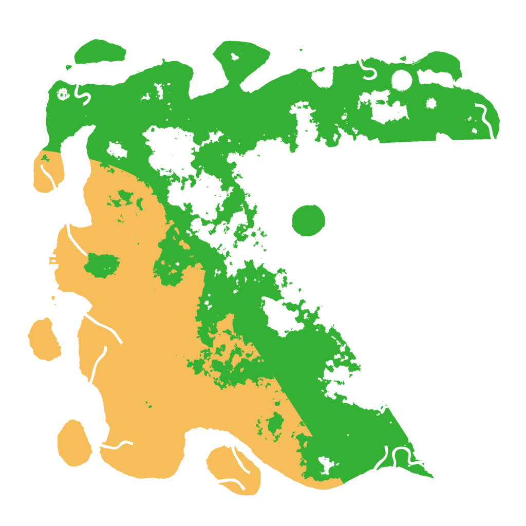 Biome Rust Map: Procedural Map, Size: 4500, Seed: 496204265