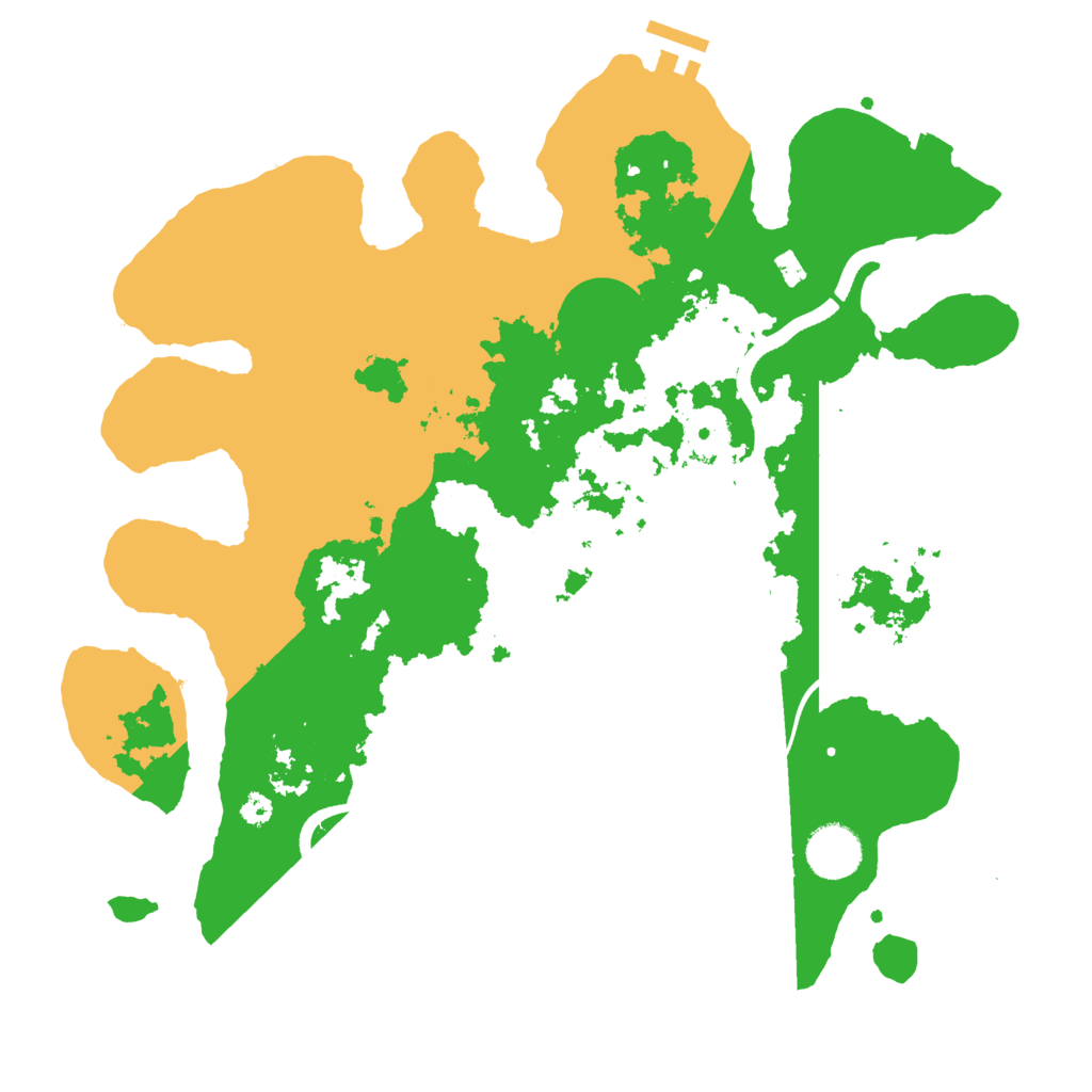 Biome Rust Map: Procedural Map, Size: 3500, Seed: 1993717901