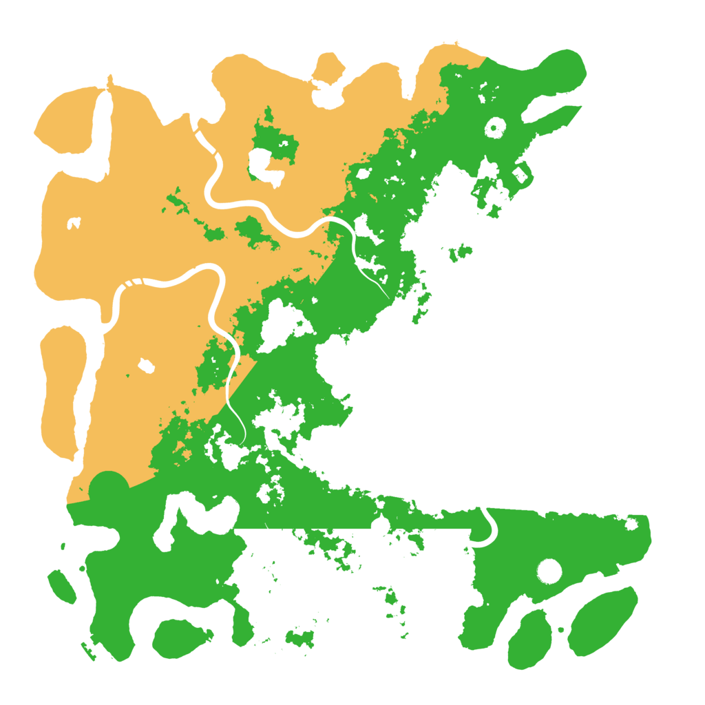 Biome Rust Map: Procedural Map, Size: 5000, Seed: 230954357