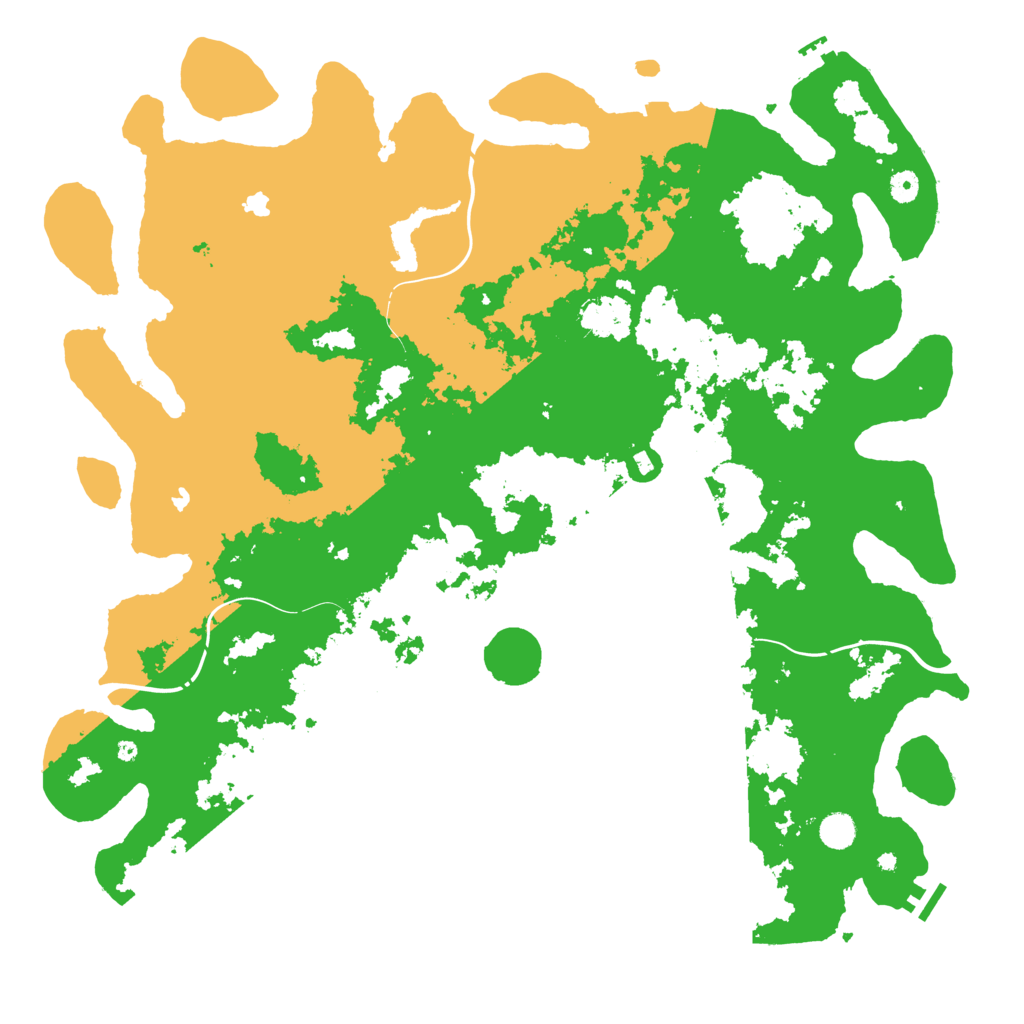 Biome Rust Map: Procedural Map, Size: 5000, Seed: 836995462