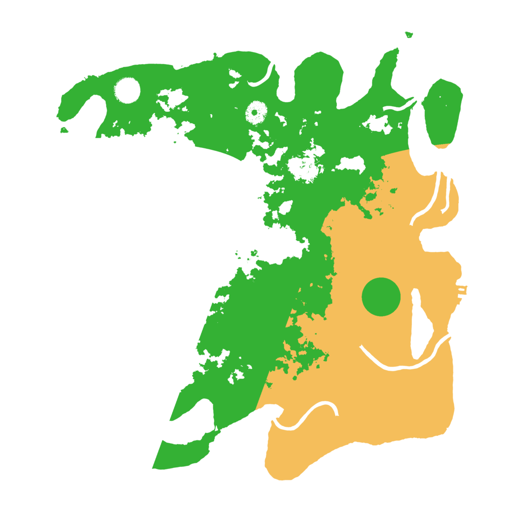 Biome Rust Map: Procedural Map, Size: 3500, Seed: 1999338089