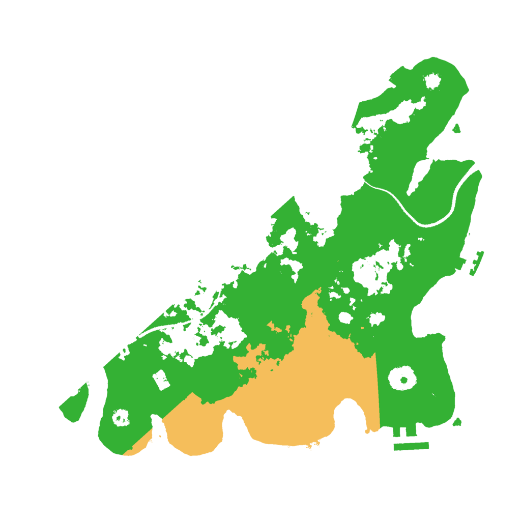 Biome Rust Map: Procedural Map, Size: 3000, Seed: 37564