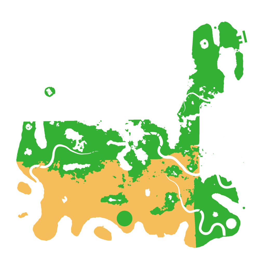 Biome Rust Map: Procedural Map, Size: 4500, Seed: 1678678848