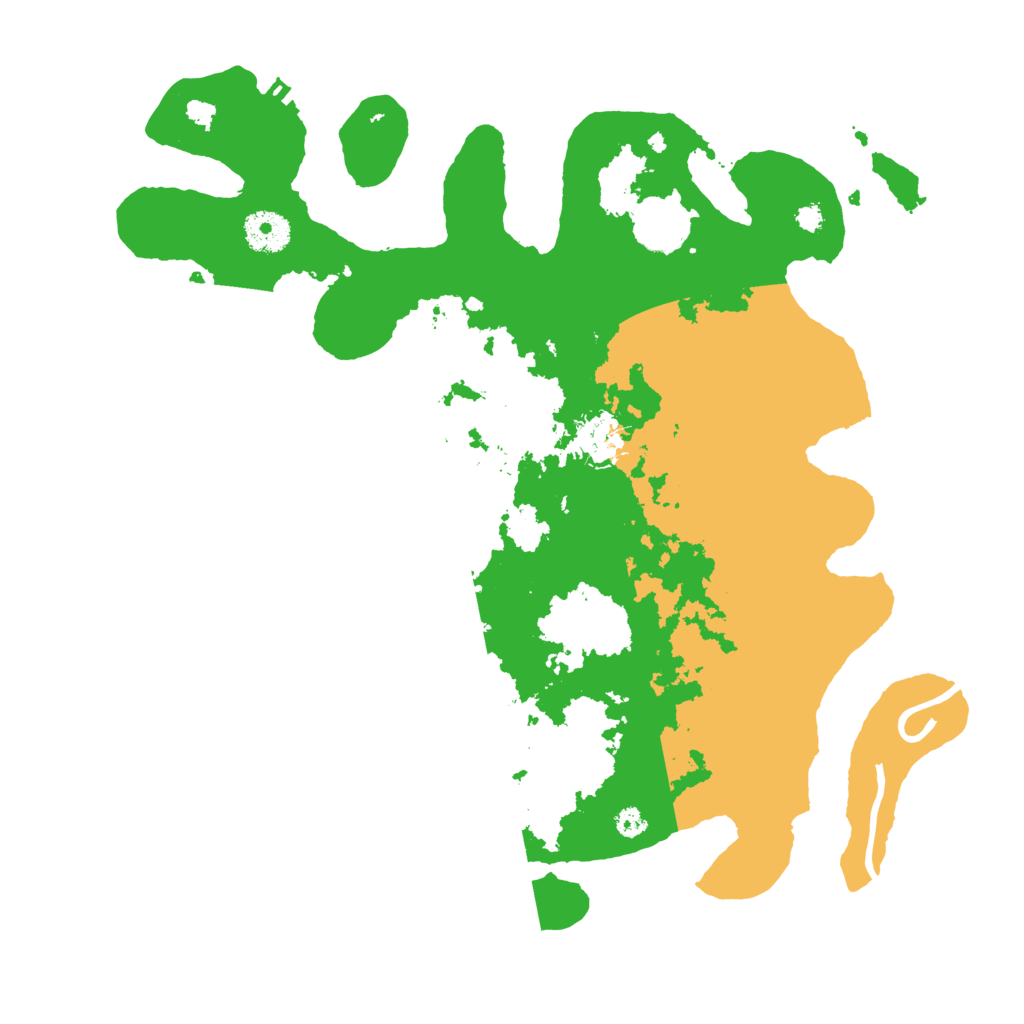 Biome Rust Map: Procedural Map, Size: 3500, Seed: 2453465