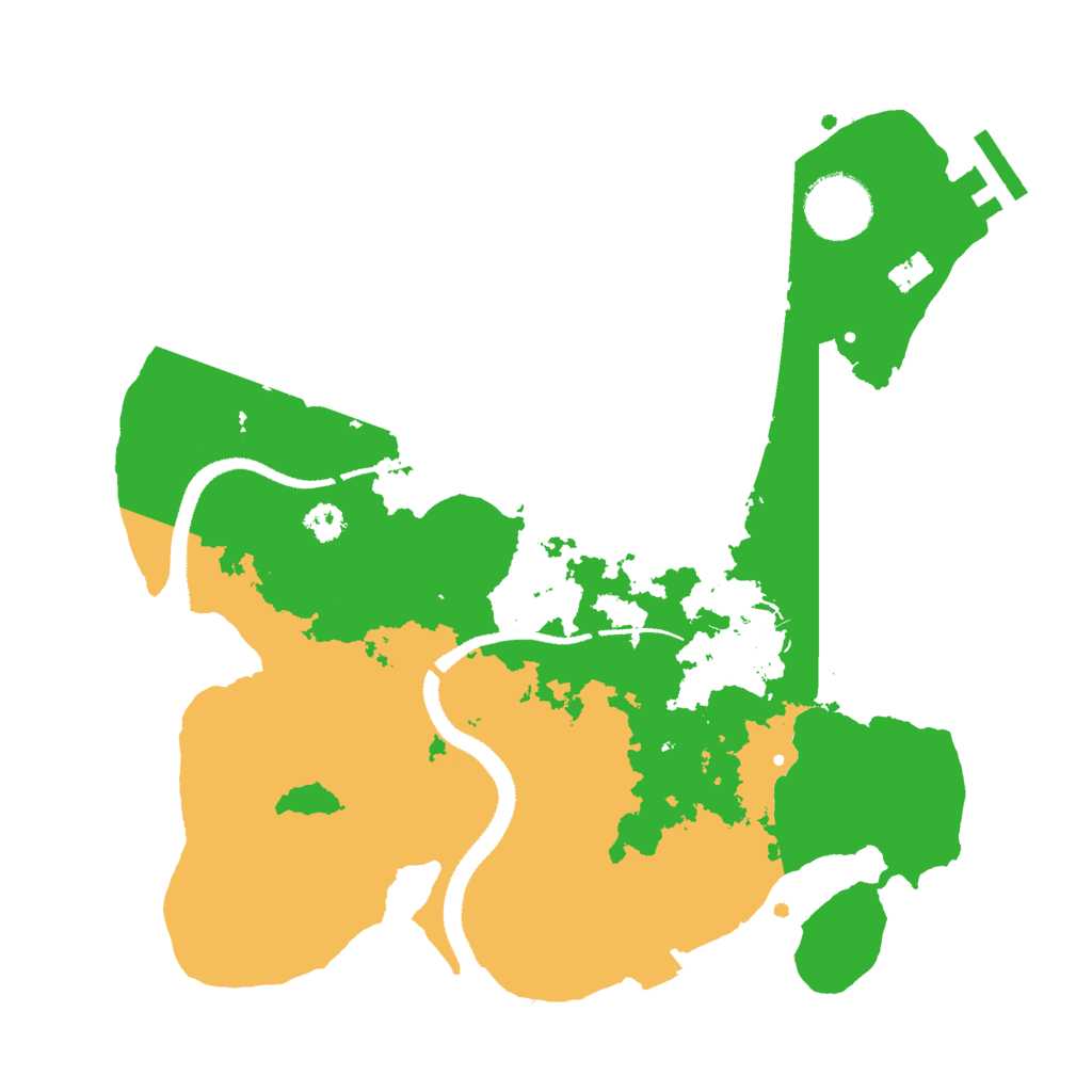 Biome Rust Map: Procedural Map, Size: 2900, Seed: 214231