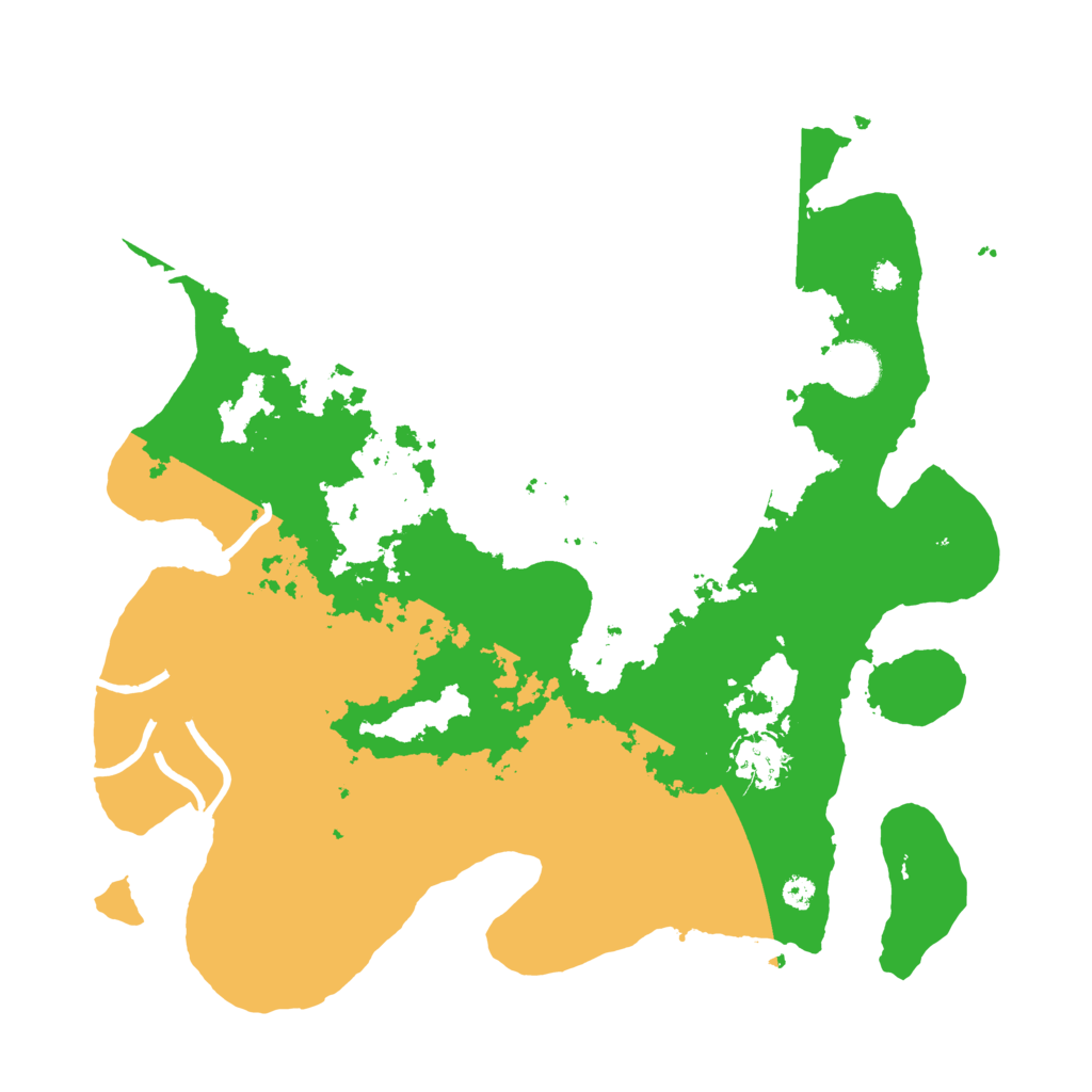 Biome Rust Map: Procedural Map, Size: 3500, Seed: 1127390978