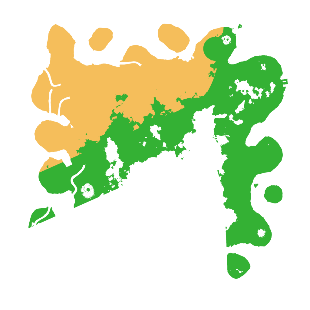 Biome Rust Map: Procedural Map, Size: 3500, Seed: 12487