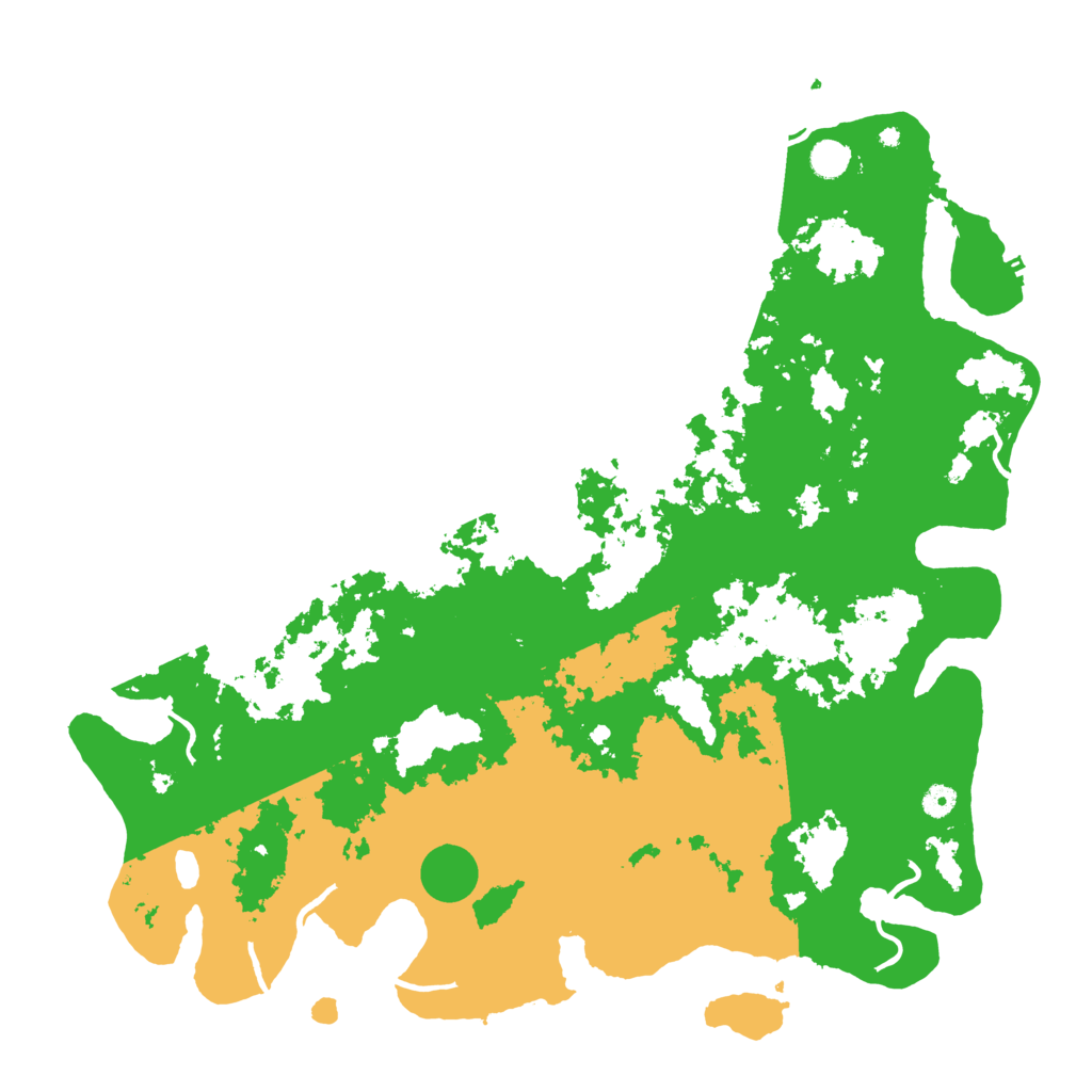Biome Rust Map: Procedural Map, Size: 5000, Seed: 322023
