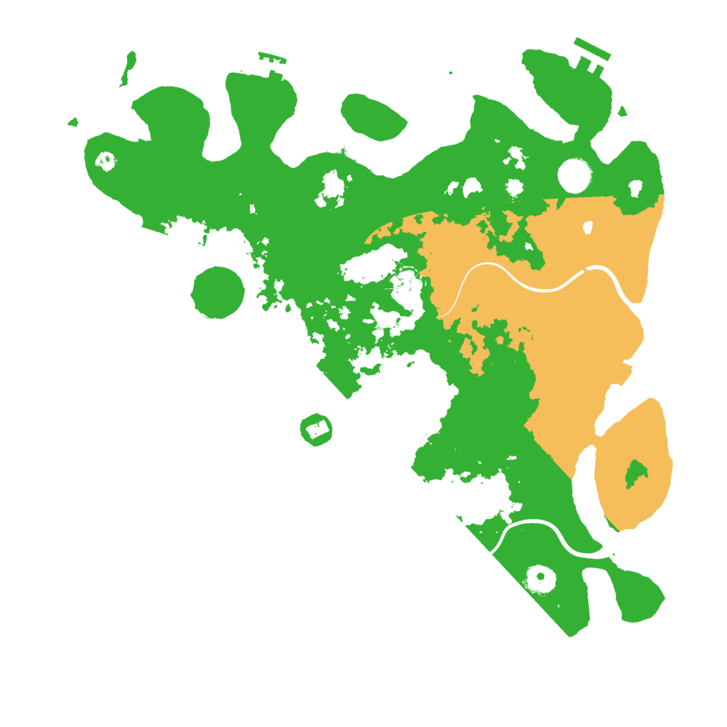Biome Rust Map: Procedural Map, Size: 3800, Seed: 23022311