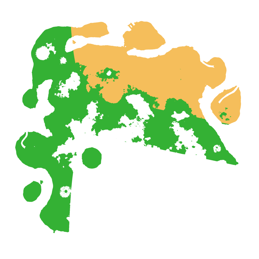 Biome Rust Map: Procedural Map, Size: 3500, Seed: 90268745