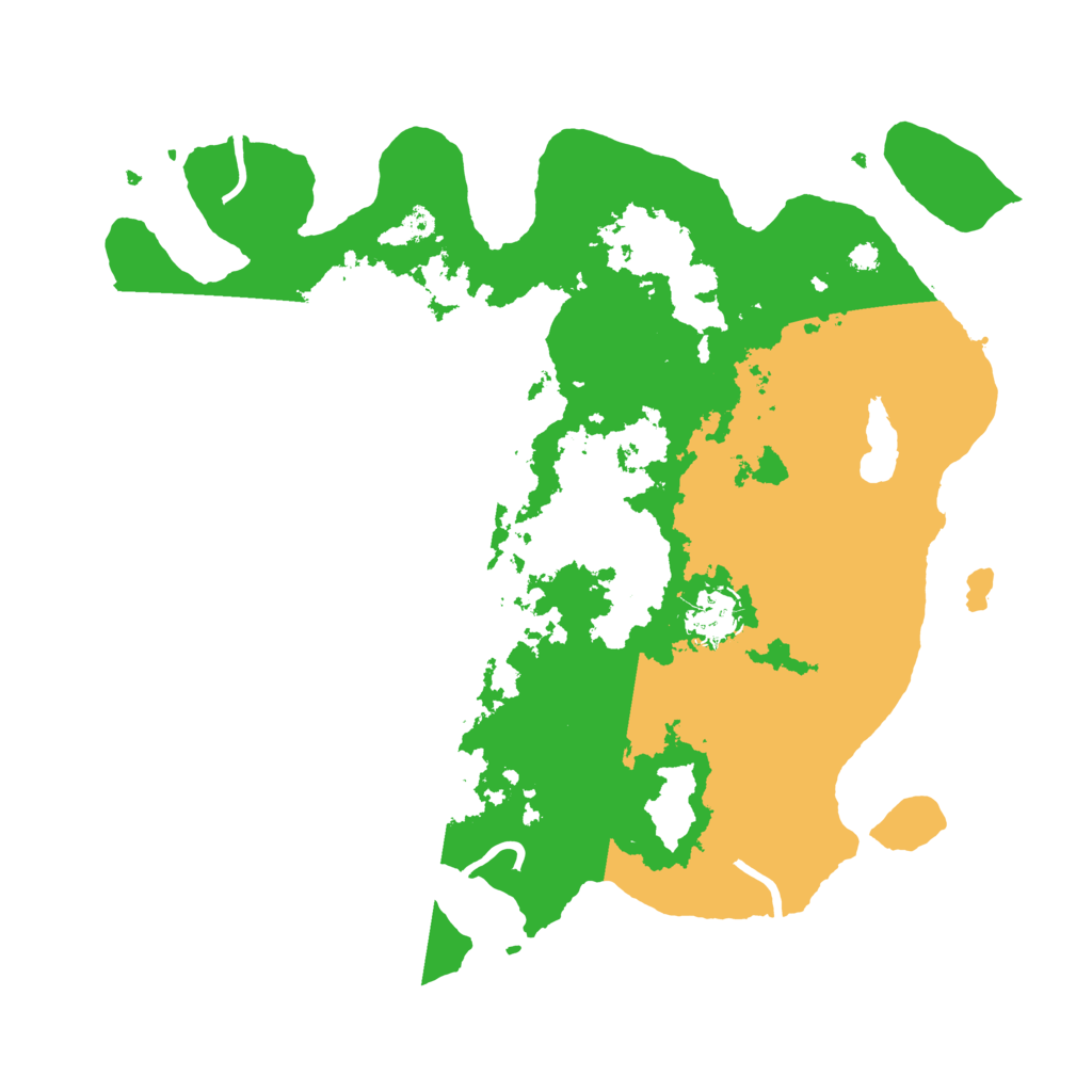 Biome Rust Map: Procedural Map, Size: 3500, Seed: 571775317