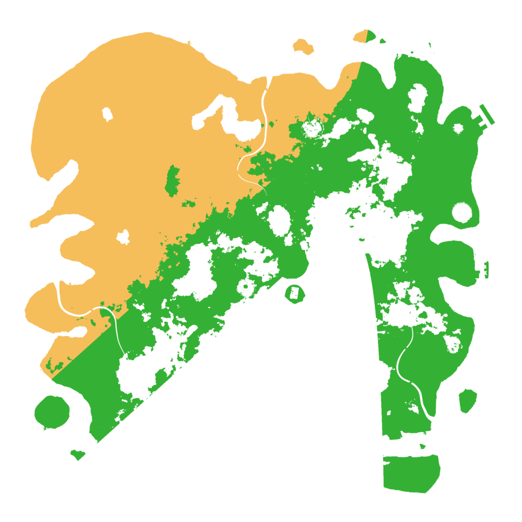 Biome Rust Map: Procedural Map, Size: 4700, Seed: 3458147
