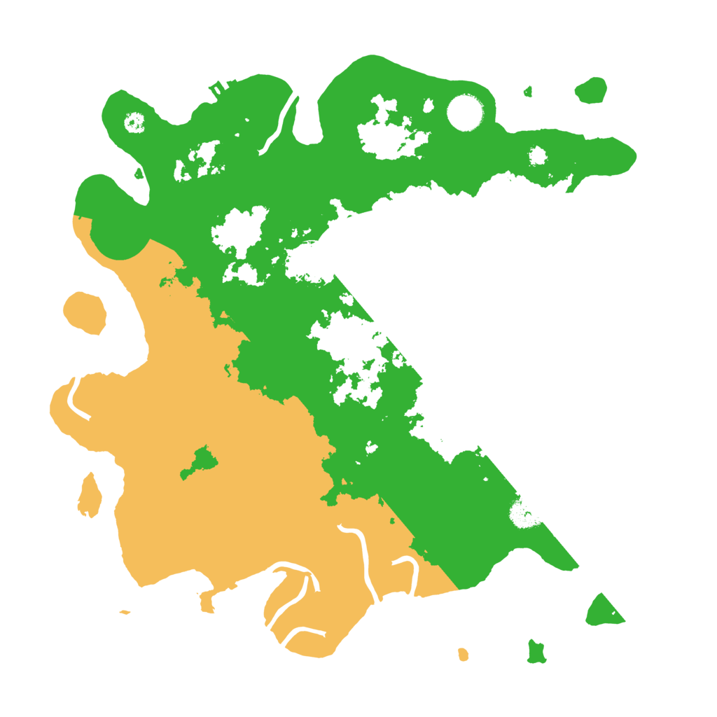 Biome Rust Map: Procedural Map, Size: 3500, Seed: 491602009