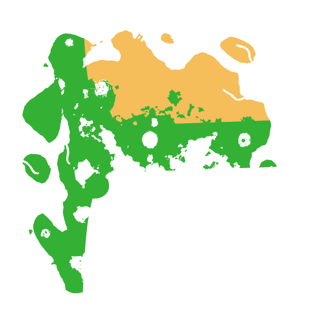 Biome Rust Map: Procedural Map, Size: 3500, Seed: 648257