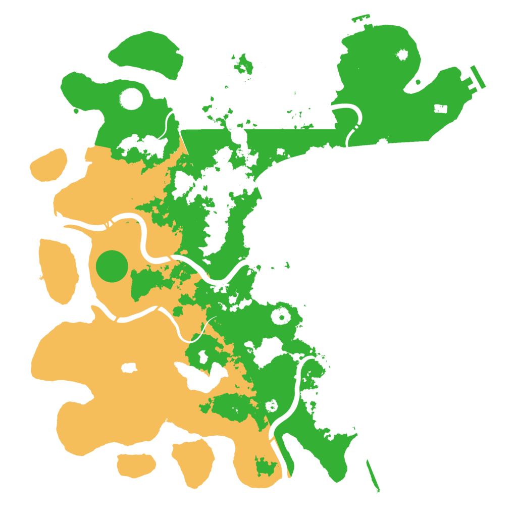 Biome Rust Map: Procedural Map, Size: 4250, Seed: 645869705