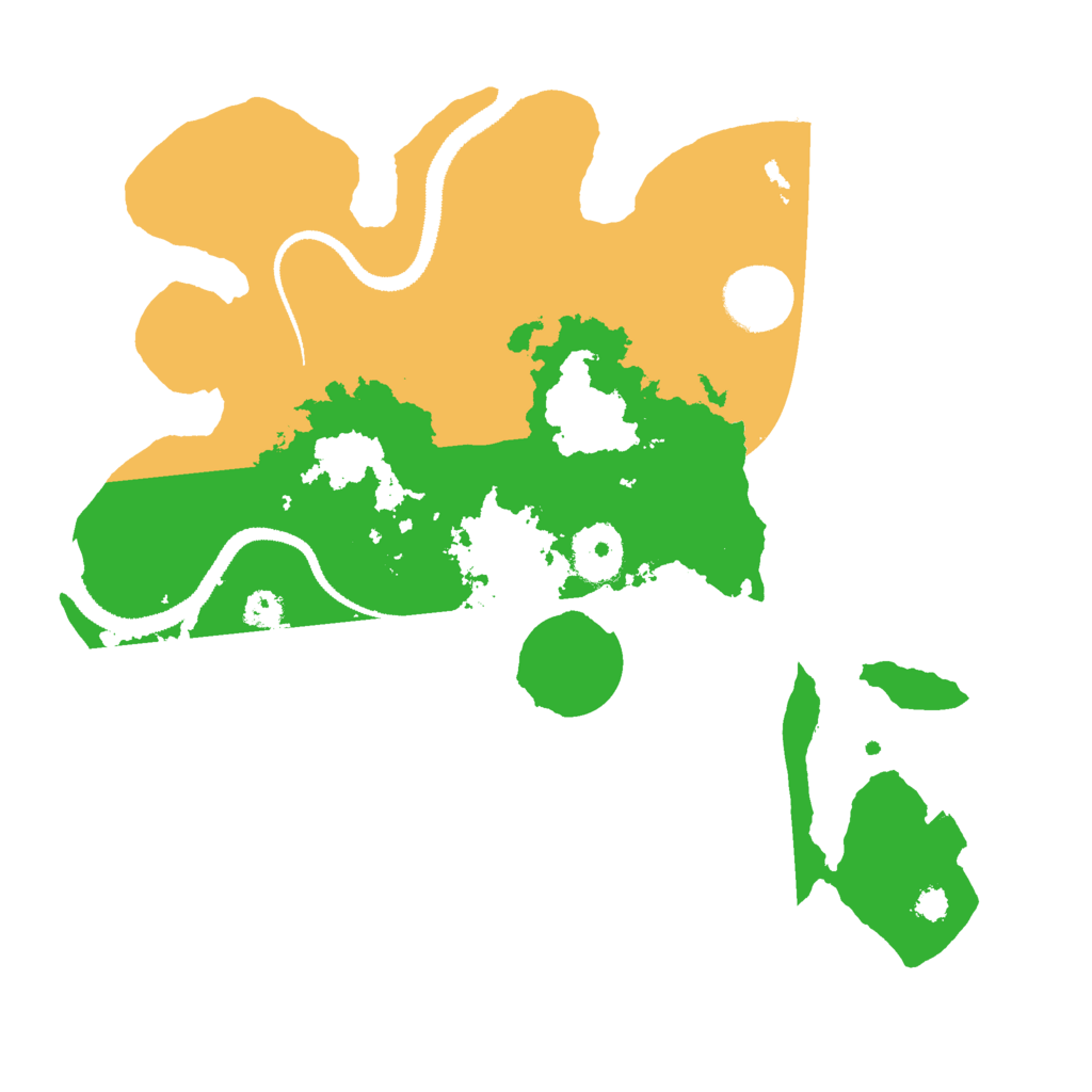 Biome Rust Map: Procedural Map, Size: 3000, Seed: 350587499