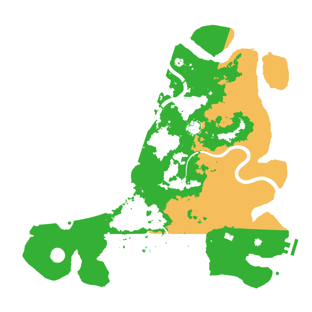 Biome Rust Map: Procedural Map, Size: 3750, Seed: 3131