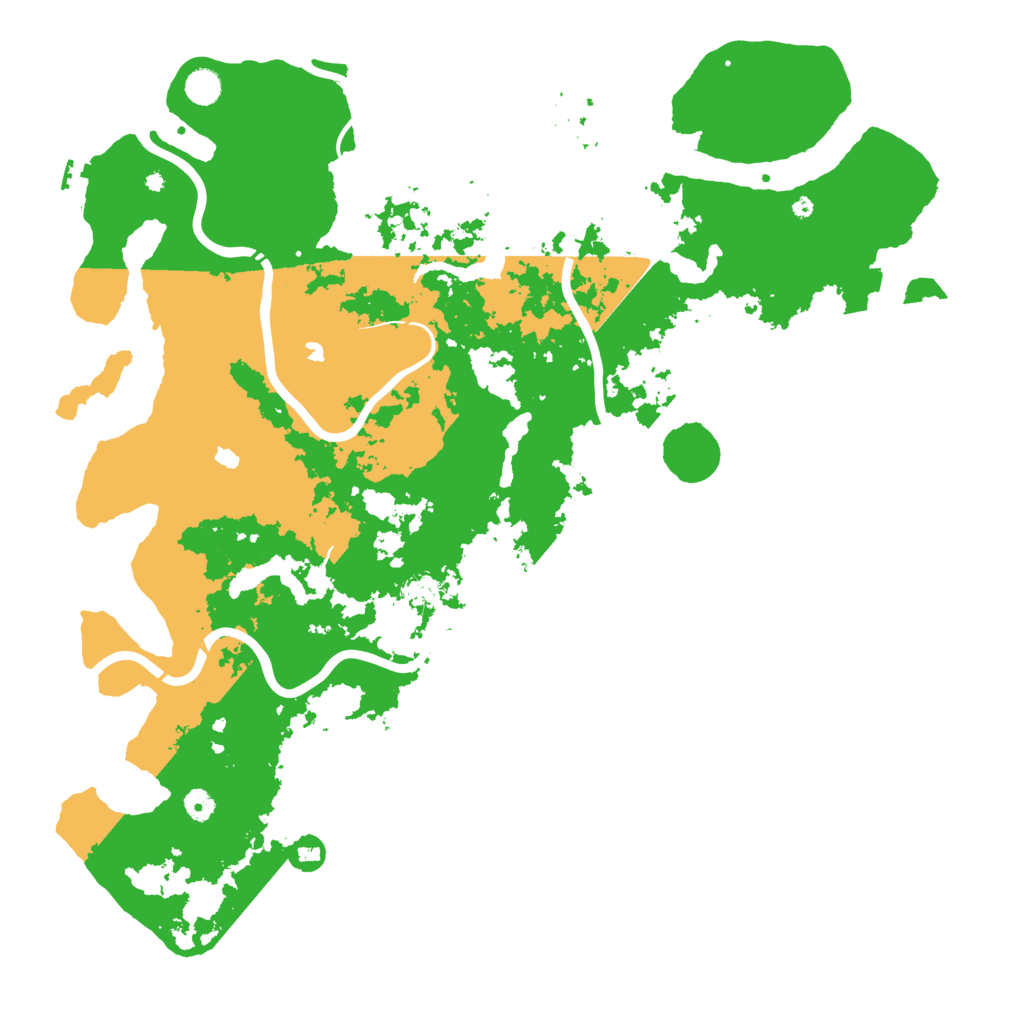 Biome Rust Map: Procedural Map, Size: 5000, Seed: 199799861