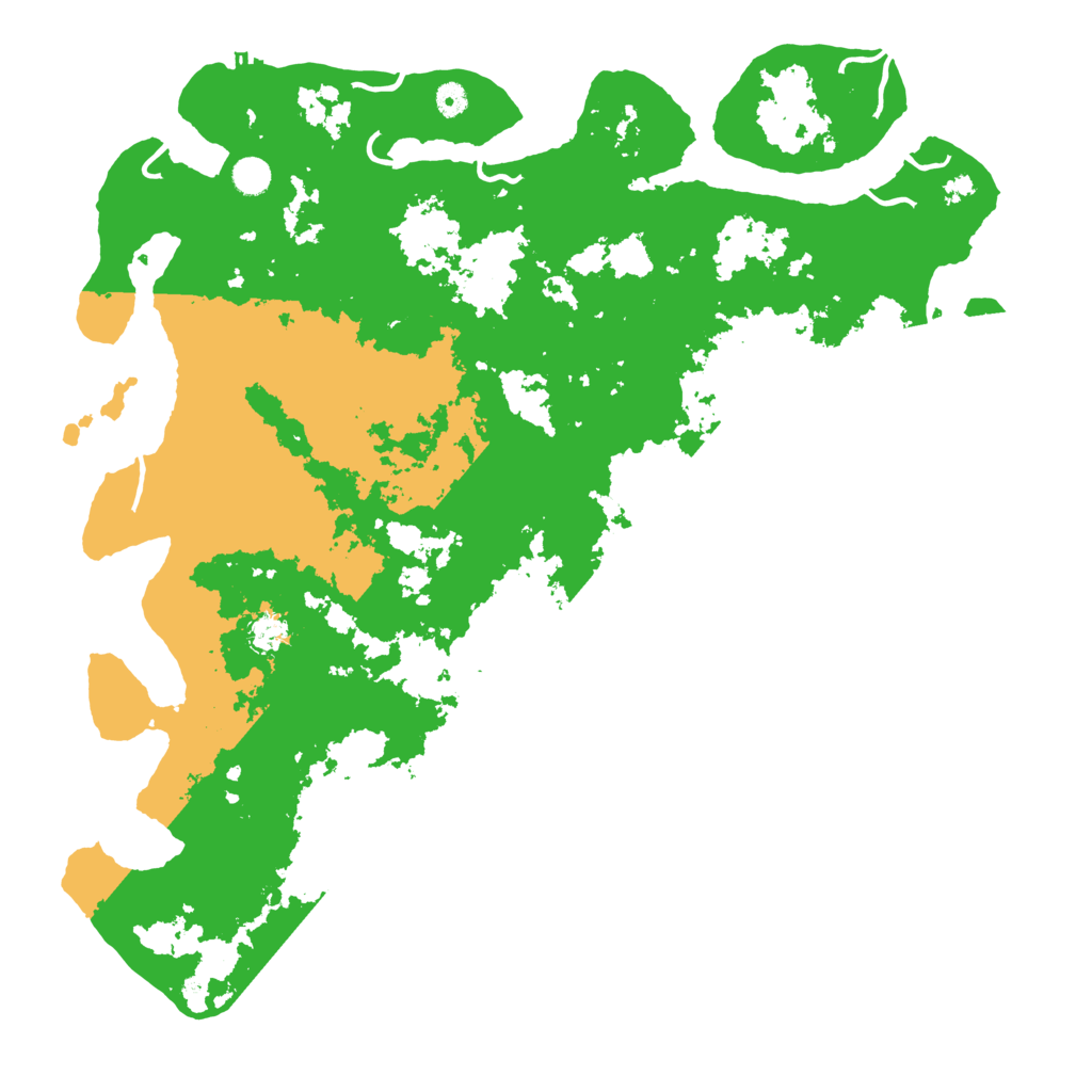 Biome Rust Map: Procedural Map, Size: 5000, Seed: 199799861