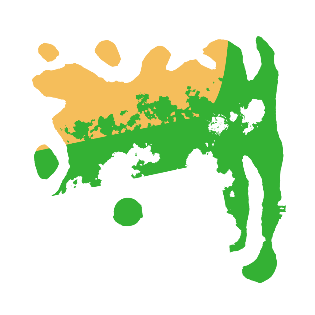 Biome Rust Map: Barren, Size: 3000, Seed: 1398848101