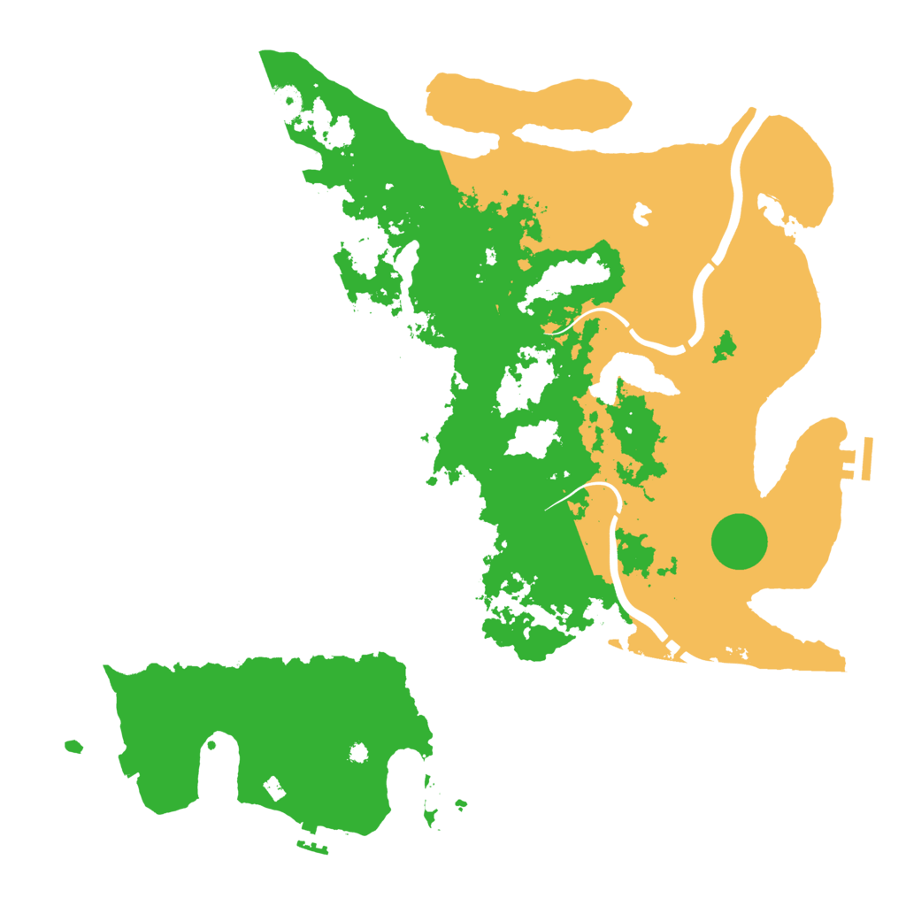 Biome Rust Map: Procedural Map, Size: 4250, Seed: 6600