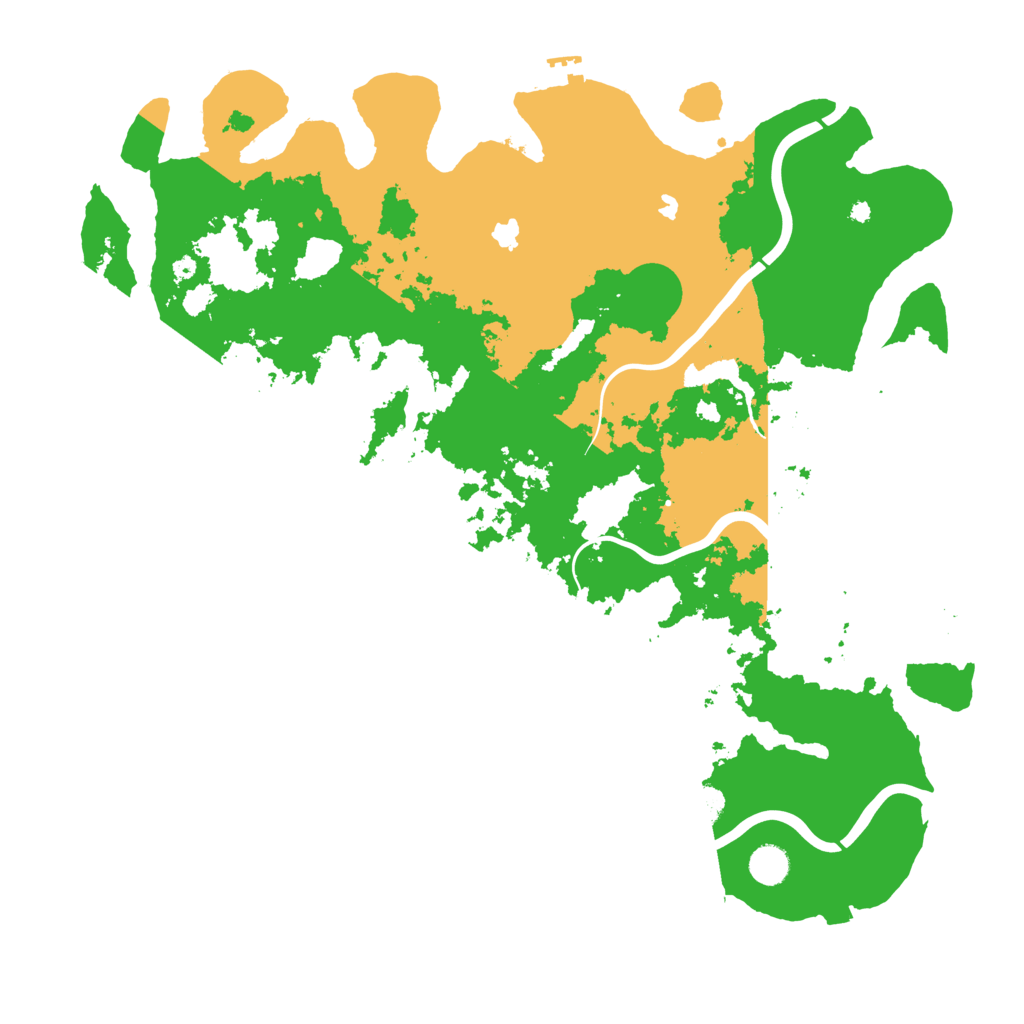 Biome Rust Map: Procedural Map, Size: 4500, Seed: 925909500