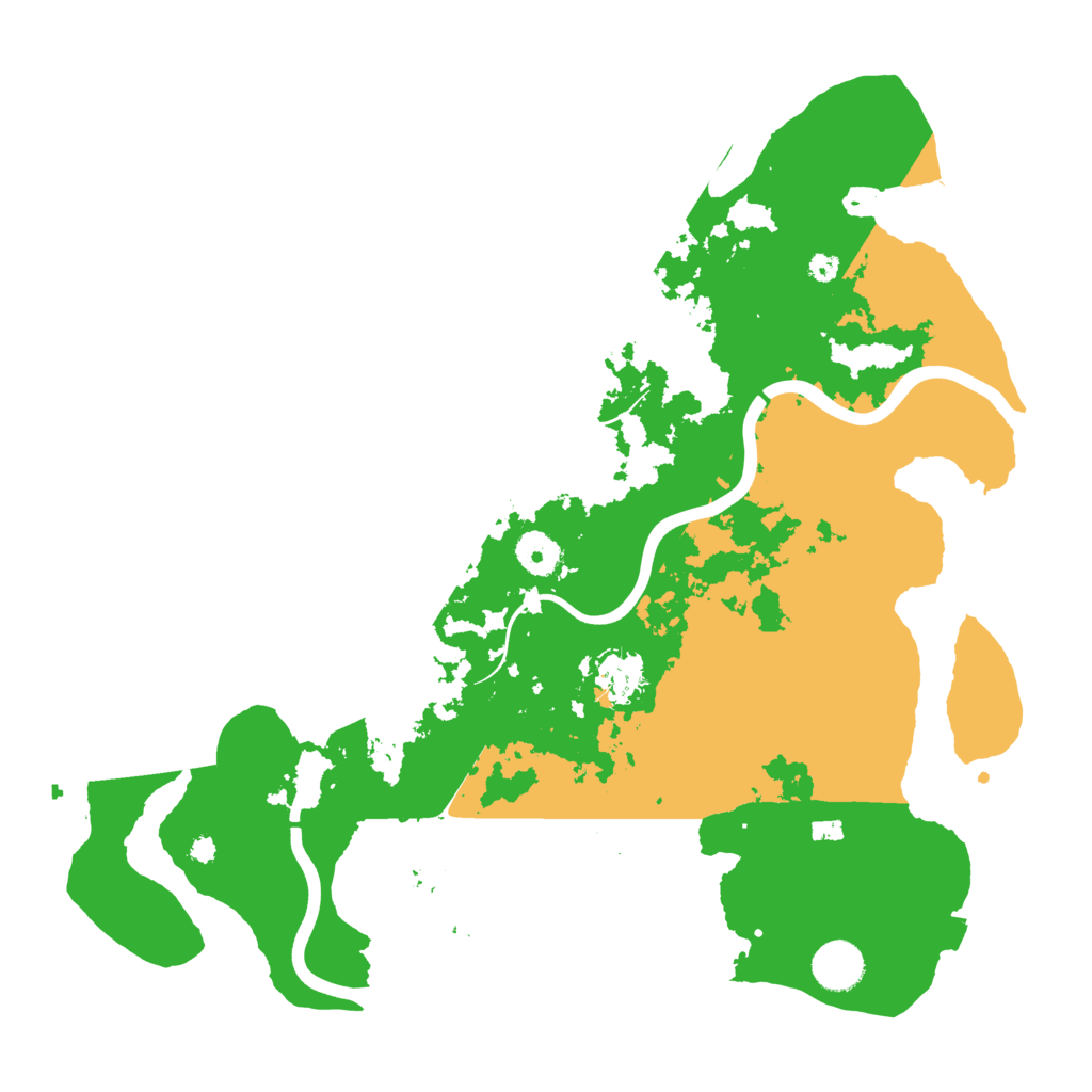 Biome Rust Map: Procedural Map, Size: 3800, Seed: 187201