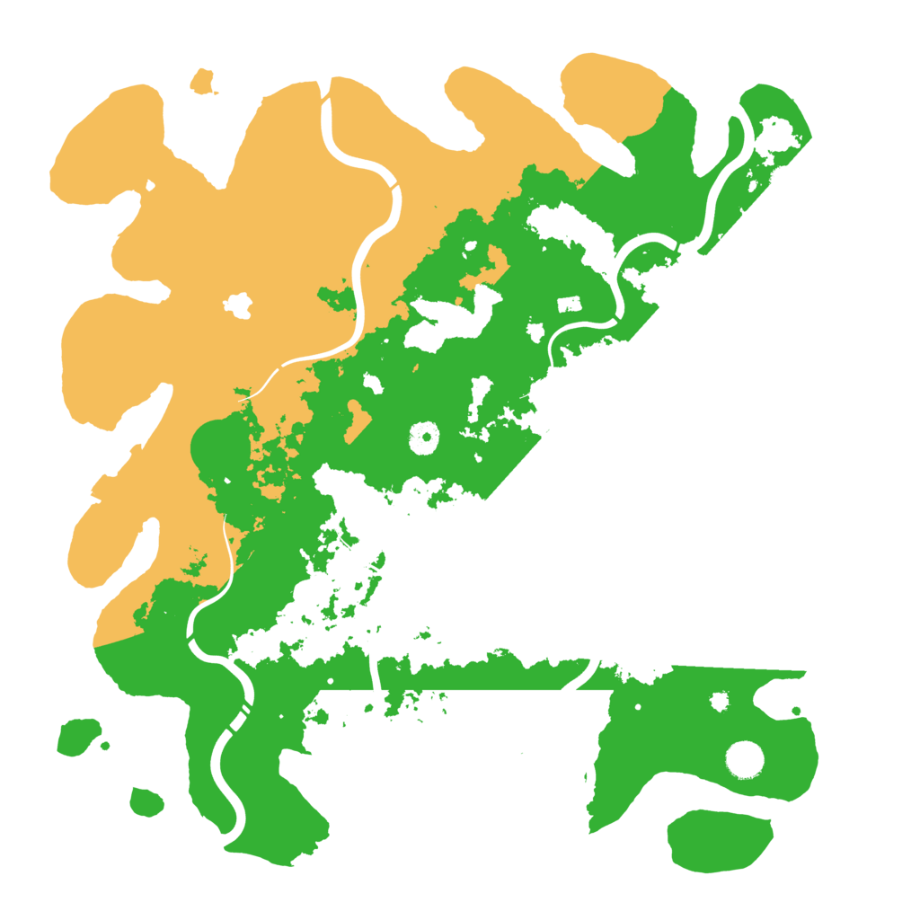 Biome Rust Map: Procedural Map, Size: 4250, Seed: 887249507