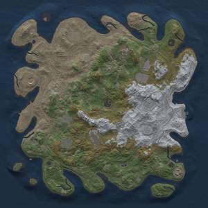 Thumbnail Rust Map: Procedural Map, Size: 4250, Seed: 887249507, 18 Monuments