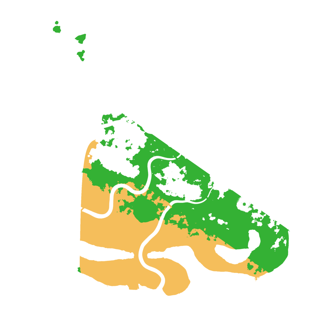 Biome Rust Map: Procedural Map, Size: 3600, Seed: 88008177