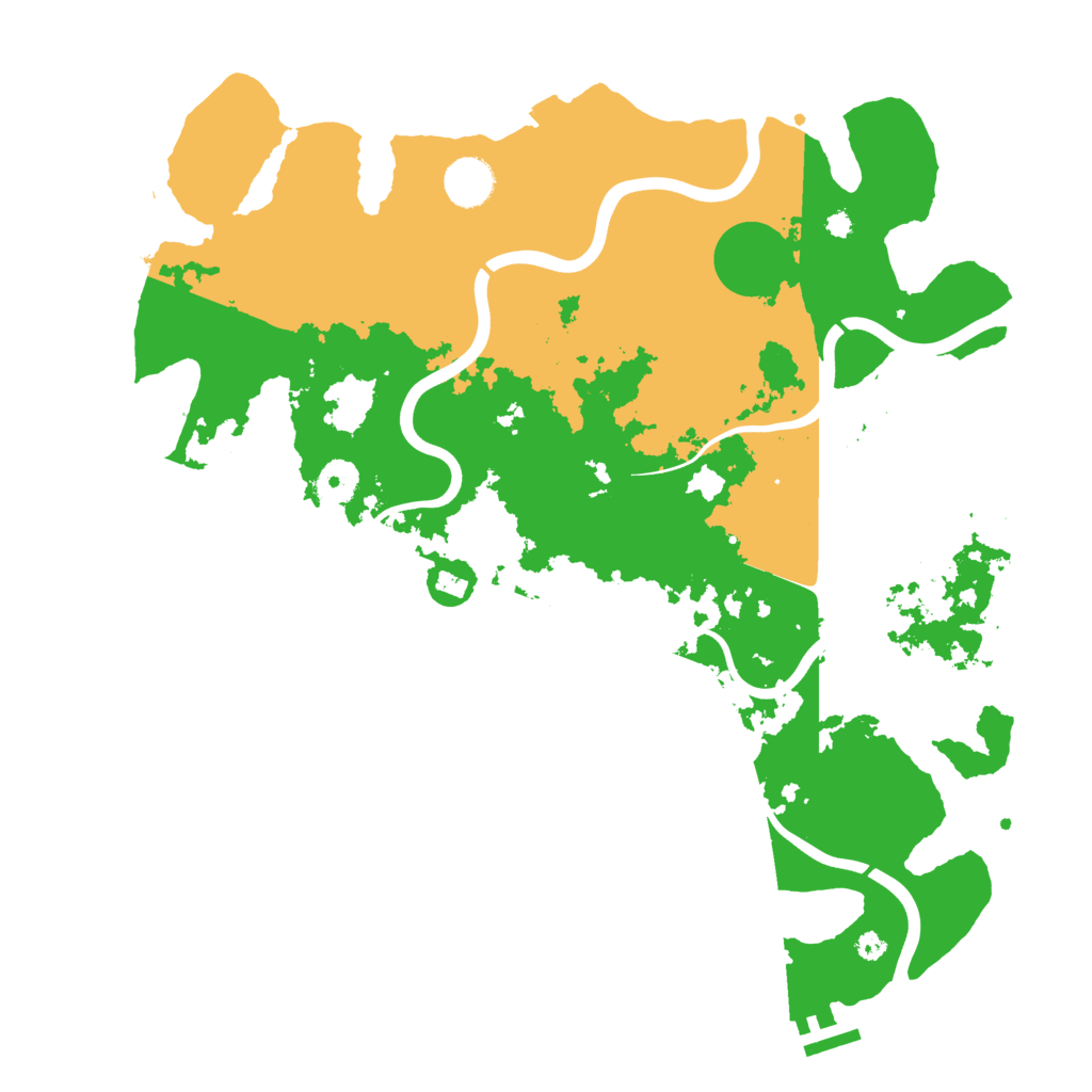 Biome Rust Map: Procedural Map, Size: 3850, Seed: 2039510234