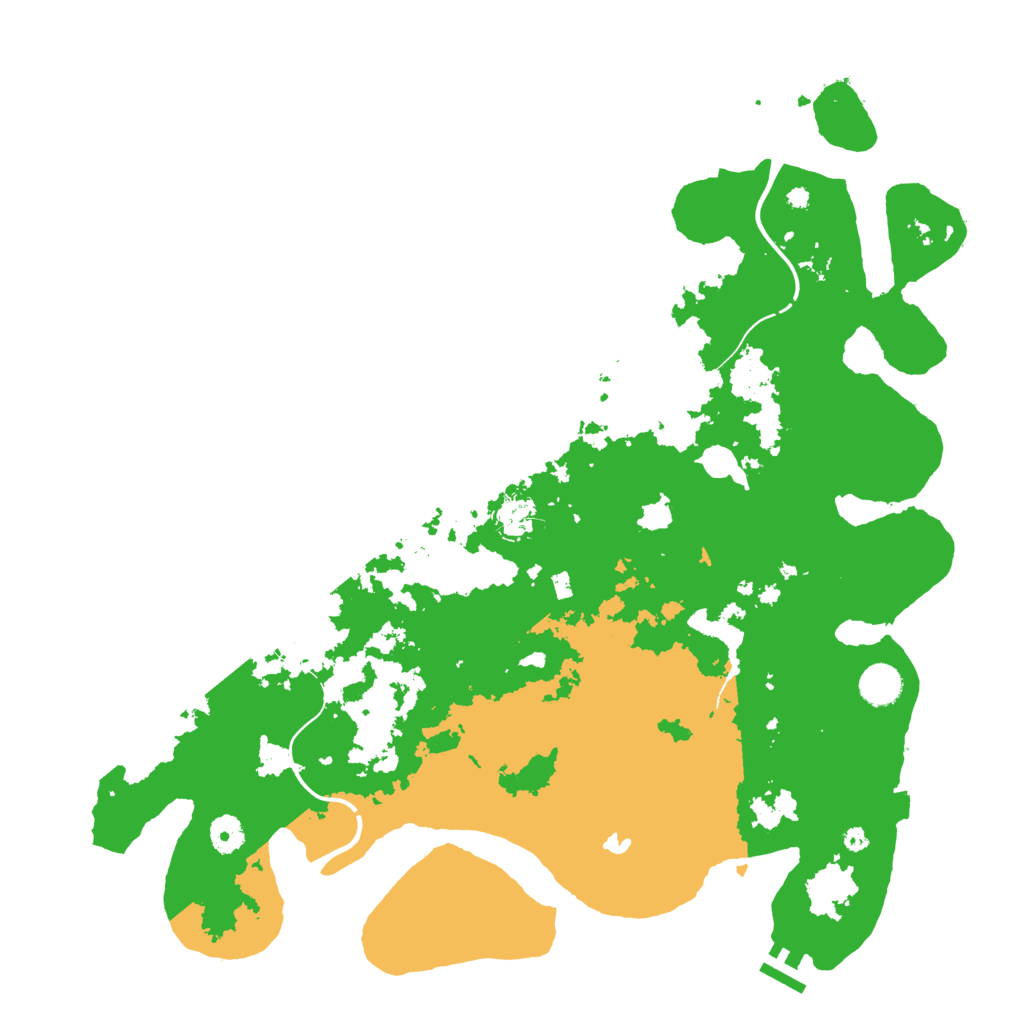 Biome Rust Map: Procedural Map, Size: 4250, Seed: 1245344373