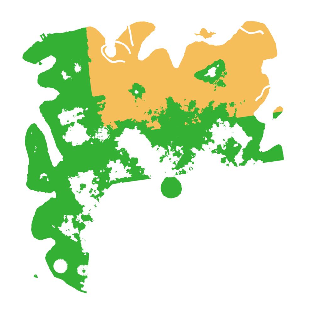 Biome Rust Map: Procedural Map, Size: 4096, Seed: 54