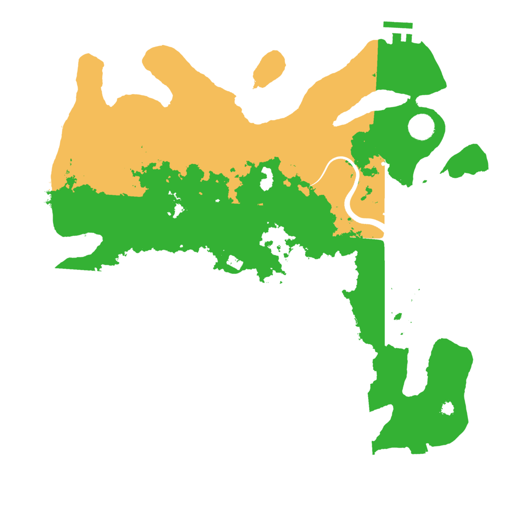 Biome Rust Map: Procedural Map, Size: 3550, Seed: 598269790