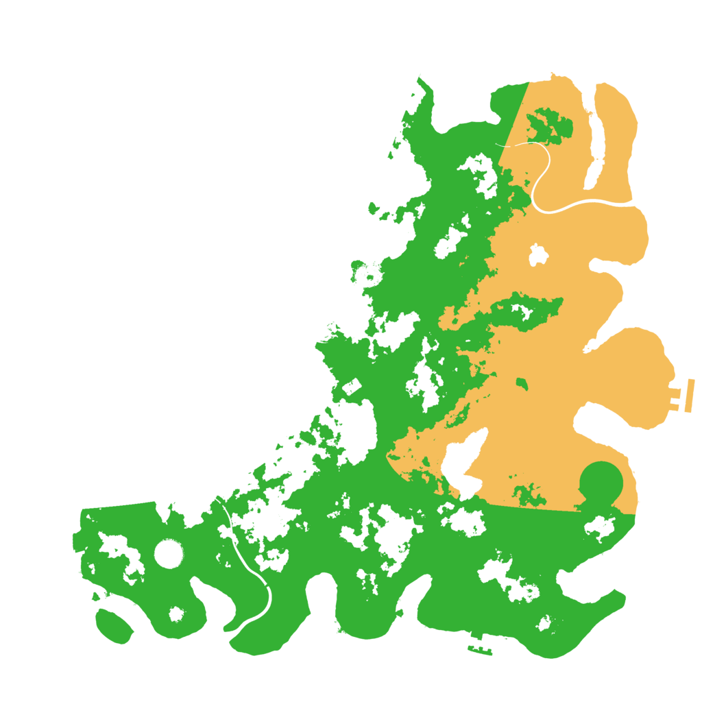 Biome Rust Map: Procedural Map, Size: 4250, Seed: 182727899