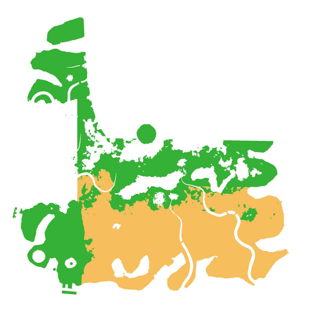 Biome Rust Map: Procedural Map, Size: 4300, Seed: 84028492