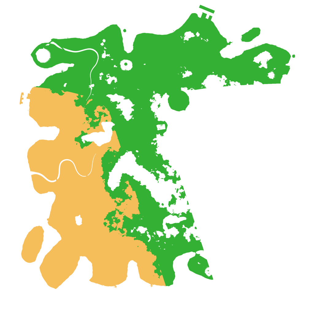 Biome Rust Map: Procedural Map, Size: 4000, Seed: 16733641