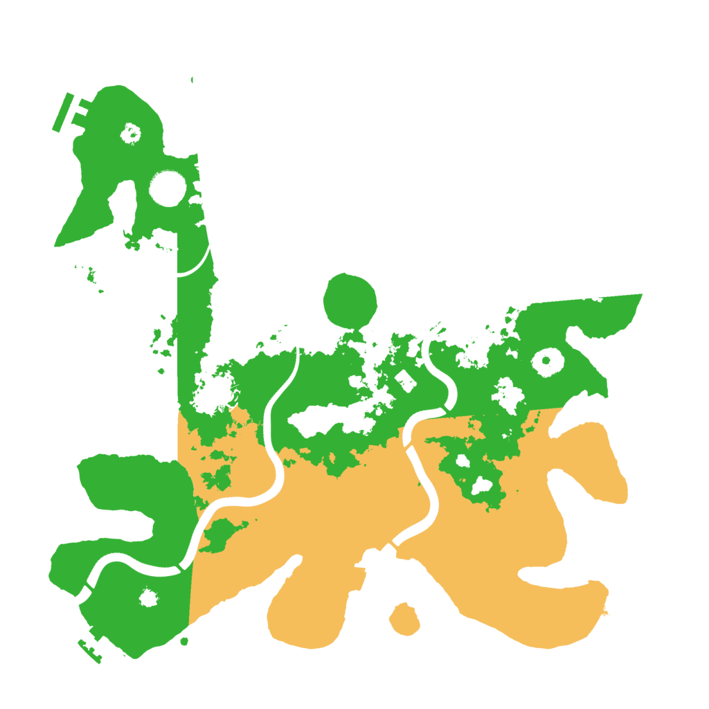 Biome Rust Map: Procedural Map, Size: 3550, Seed: 85579796