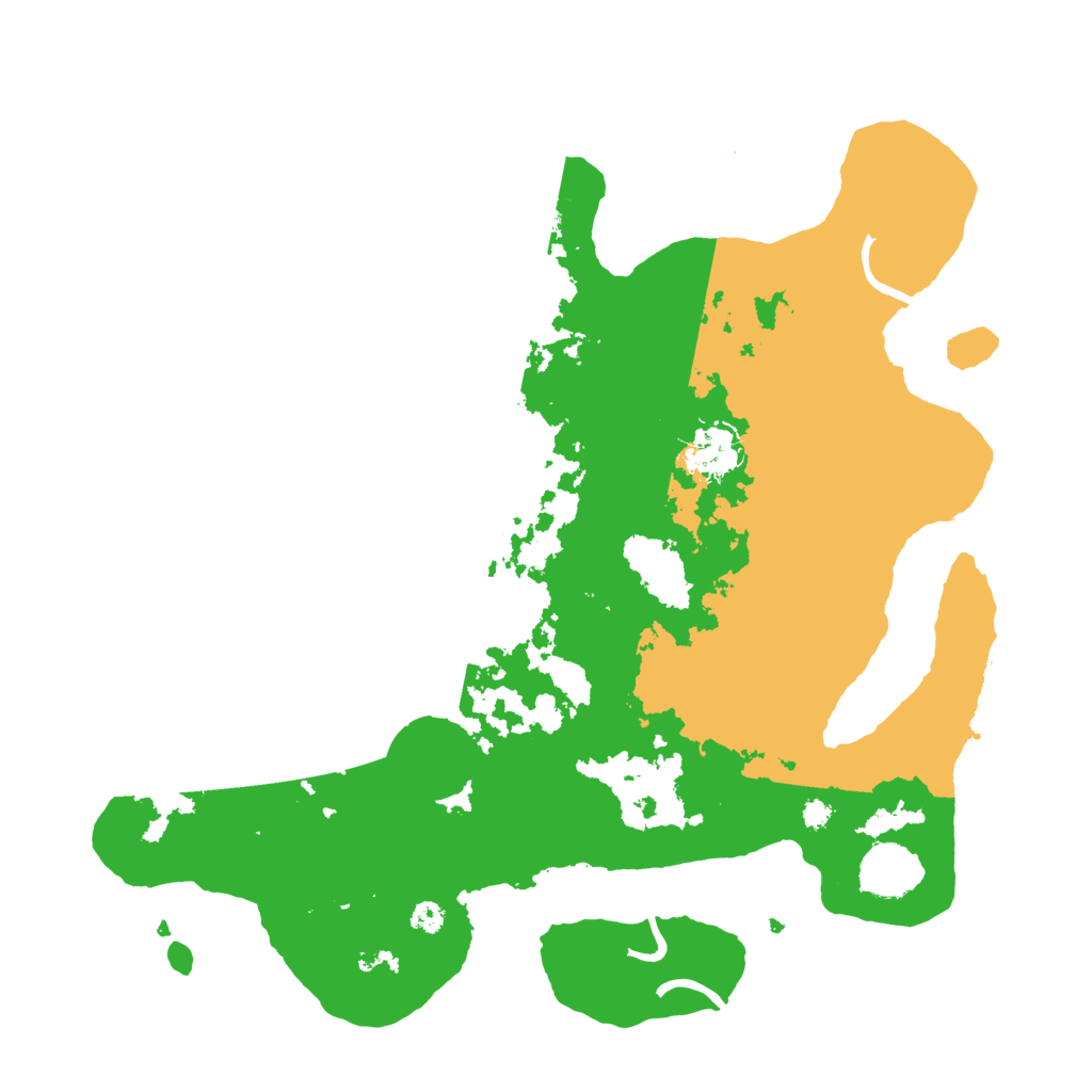 Biome Rust Map: Procedural Map, Size: 3500, Seed: 202153252