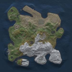 Thumbnail Rust Map: Procedural Map, Size: 3000, Seed: 457726315, 13 Monuments