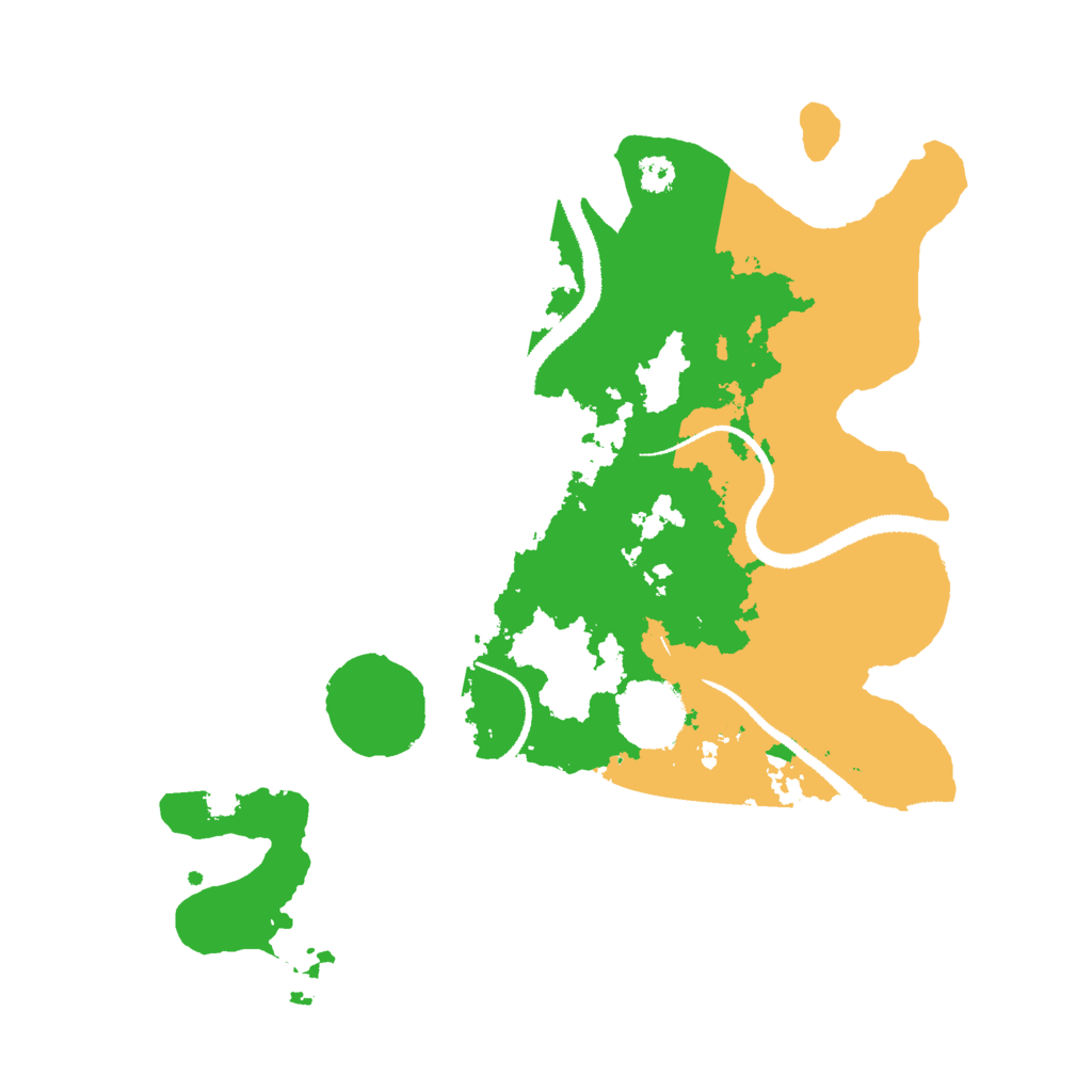 Biome Rust Map: Procedural Map, Size: 3000, Seed: 1367600830